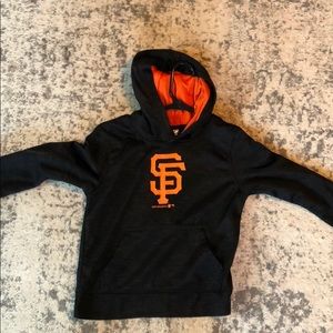 SF giants team athletics boys hoodie.